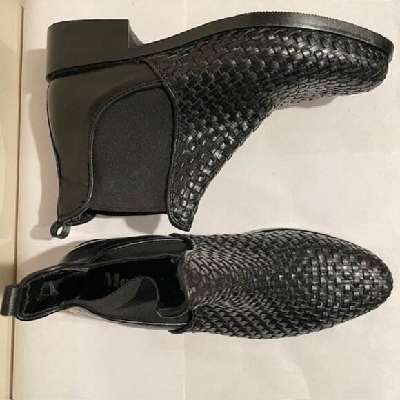 Medici European brand SY1670 Woven Leather Chelsea Boot - Picture 2 of 3